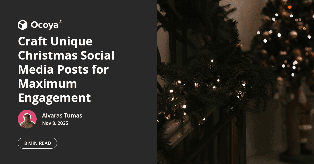 Craft Unique Christmas Social Media Posts for Maximum Engagement