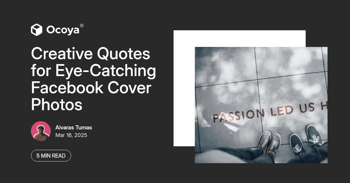 Creative Quotes for Eye-Catching Facebook Cover Photos
