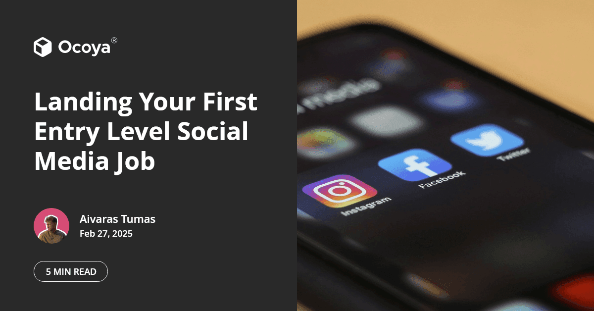 Landing Your First Entry Level Social Media Job