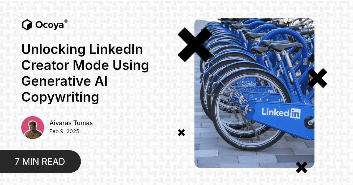 Unlocking LinkedIn Creator Mode Using Generative AI Copywriting