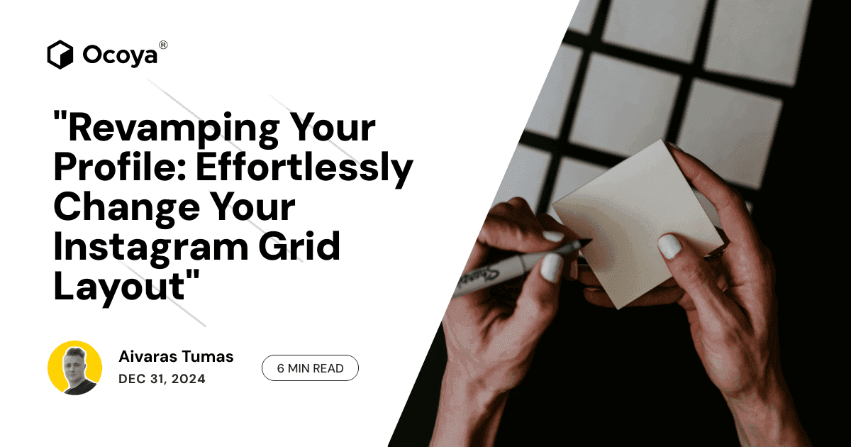 "Revamping Your Profile: Effortlessly Change Your Instagram Grid Layout"