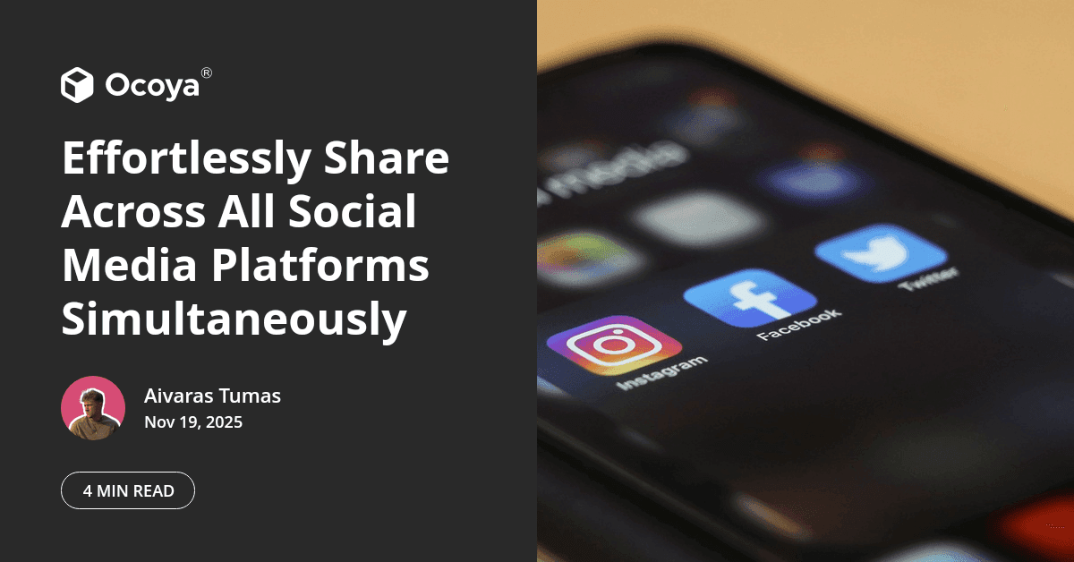 Effortlessly Share Across All Social Media Platforms Simultaneously