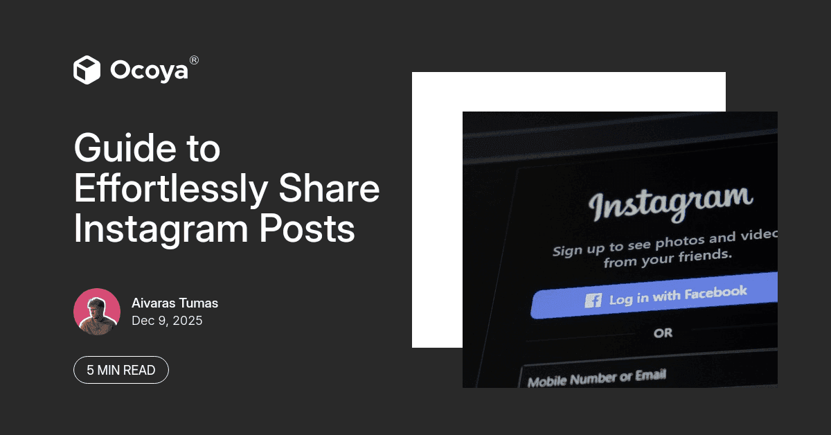 Guide to Effortlessly Share Instagram Posts