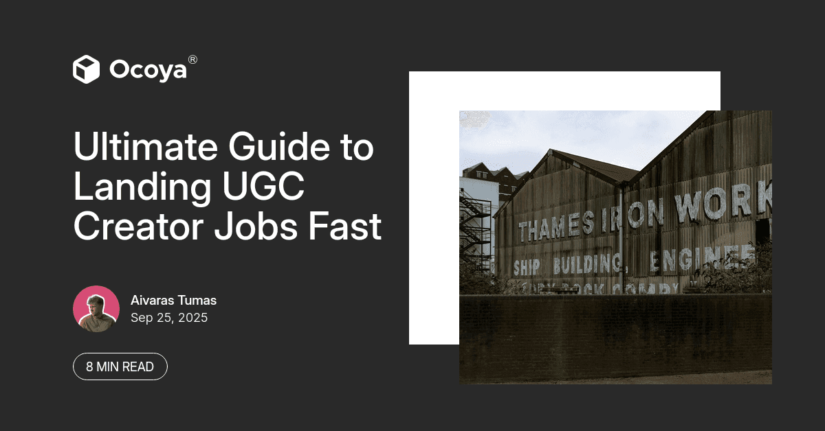 Ultimate Guide to Landing UGC Creator Jobs Fast