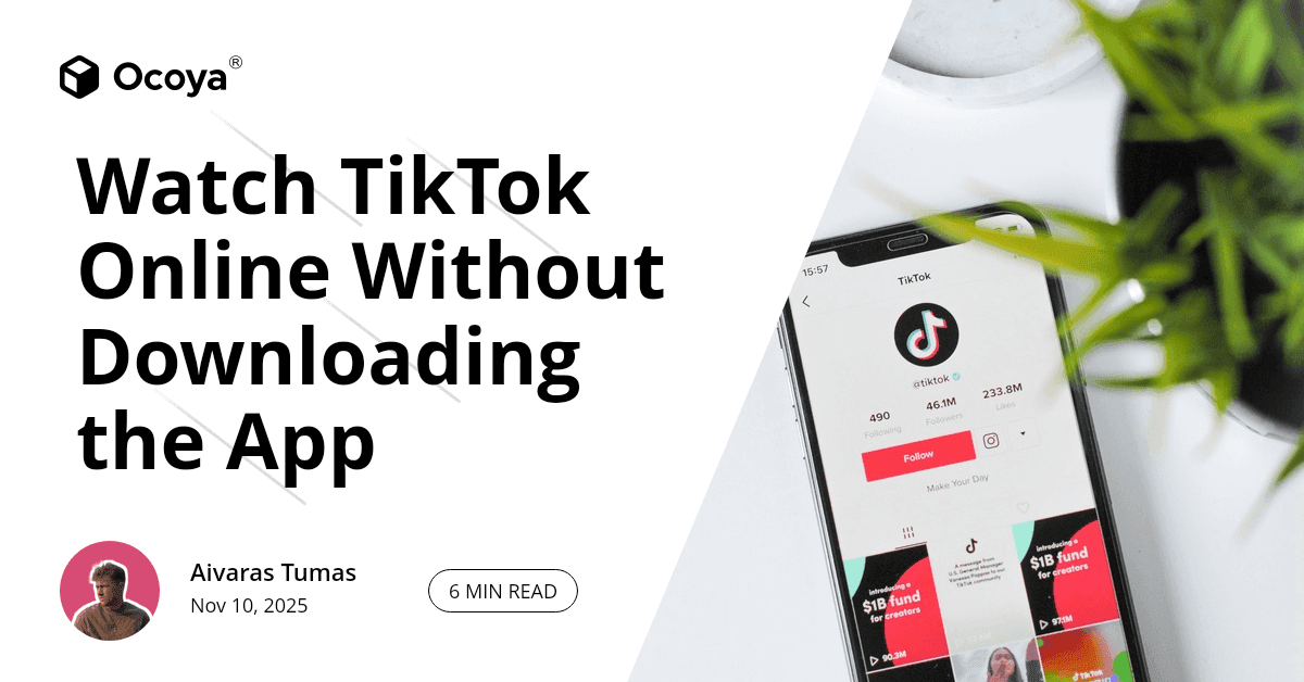 Watch TikTok Online Without Downloading the App